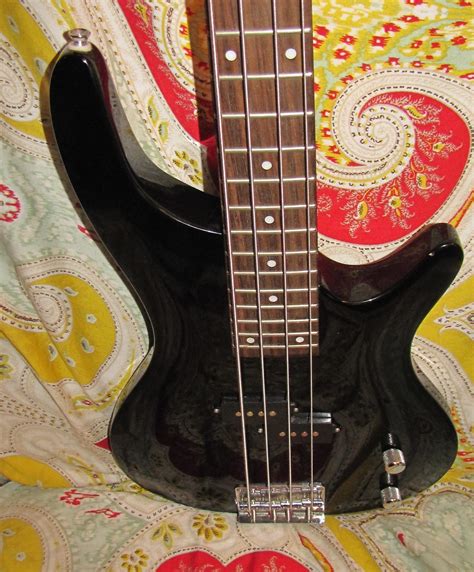 Lyon Series 4 Bass Guitar By Washburn Black Reverb