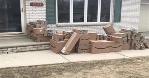 Wife Pranks Husband With Dozens Of Amazon Boxes On April Fools Day Cbs Texas