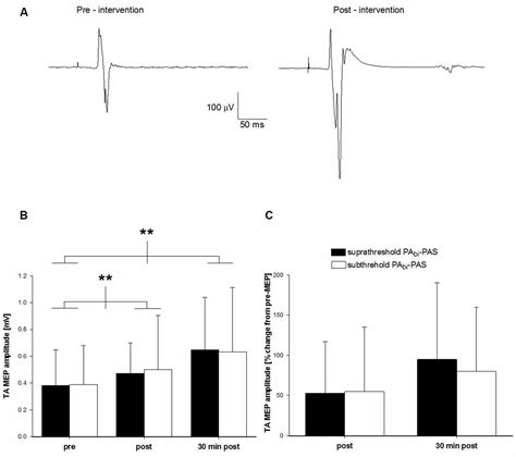 Frontiers Paired Associative Stimulation Targeting The Tibialis