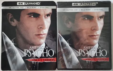 new american psycho uncut version 4k ultra hd blu ray 2 discs rare slipcover 34 99 picclick