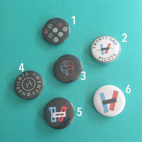 Twenty One Pilots Fashion Pinback Button Badge By Lmrstore On Etsy