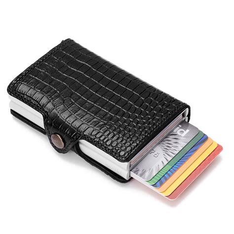 Maybe you would like to learn more about one of these? SECRID Twin Wallet Genuine Leather "AMAZON BLACK" RFID Secured Card Protector Made in Holland