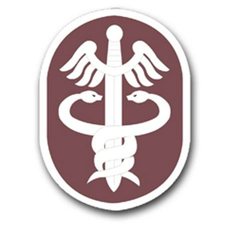 38 Inch Us Army Medical Command Patch Vinyl Transfer Decal Walmart