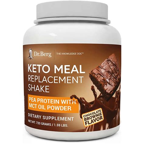 Dr Berg Keto Meal Replacement Chocolate Brownie Lb Dr Nutrition Ksa