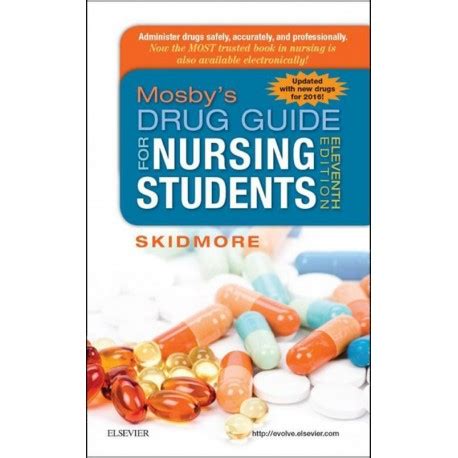 And safety content relating to the most common medication errors. Mosby's Drug Guide for Nursing Students, with 2016 Update (ebook)