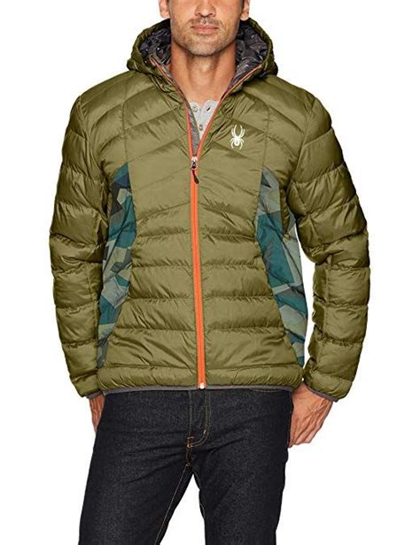 Spyder Mens Geared Hoody Synthetic Down Jacket Review Jaqueta Colete