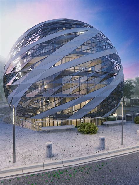 Architecture Sphere On Behance Futuristic Architecture Floating