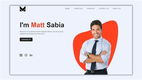 How To Make Responsive Personal Portfolio Website Just Using Html And Css Personal Portfolio