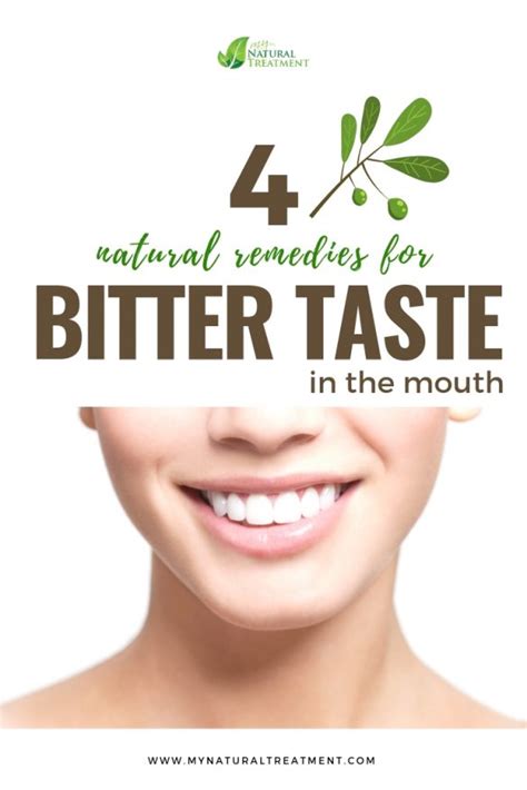 4 Natural Remedies For Bitter Taste In Mouth That Work