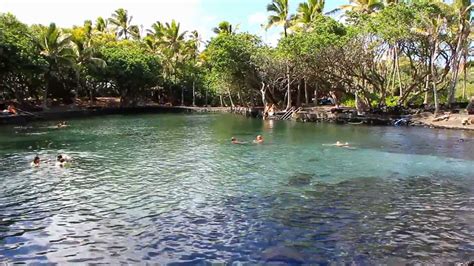 Ahalanui Warm Springs Park Hawaii Hot Pool Cool Place Youtube