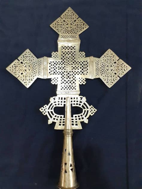Ethiopian Orthodox Coptic Ceremonial Cross Mahiber 2023