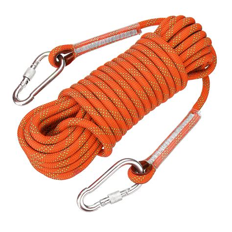 20mx10mm Double Buckle Rock Climbing Rope Outdoor Sports Hiking
