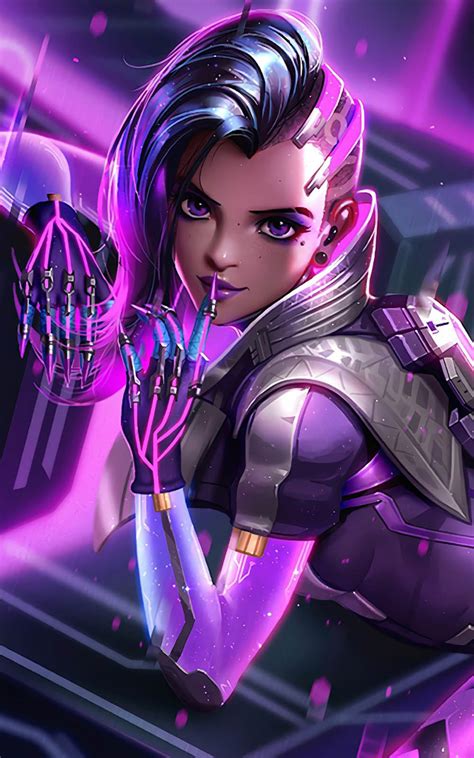 Sombra In Overwatch Game Free 4k Ultra Hd Mobile Wallpaper