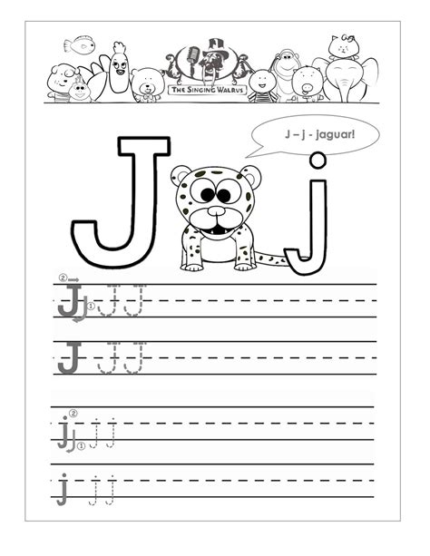 J Worksheets For Preschool Tracing Worksheets Preschool Preschool