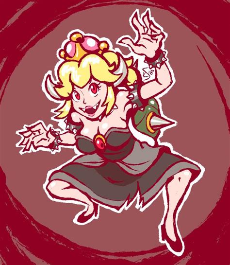 bowsette by torkirby bowsette know your meme