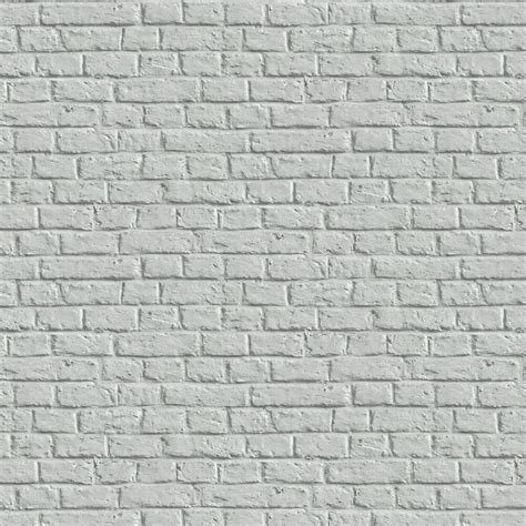 Brick Wall By Metropolitan Stories Silver Grey Wallpaper