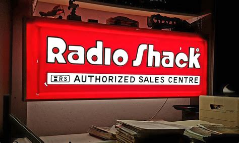 My Radio Shack Store Sign One Of My Favorite Collectables In The Man