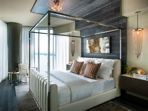 Master bedroom lighting ideas for a vaulted ceiling include adding a dramatic statement piece, like this stunning moooi heracleum pendant light. Bedroom Flooring Ideas and Options: Pictures & More | HGTV