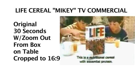 Original Life Cereal Mikey Tv Commercial Youtube