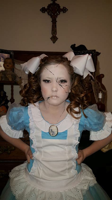 How To Make A Broken Doll Halloween Costume Myrtles Blog