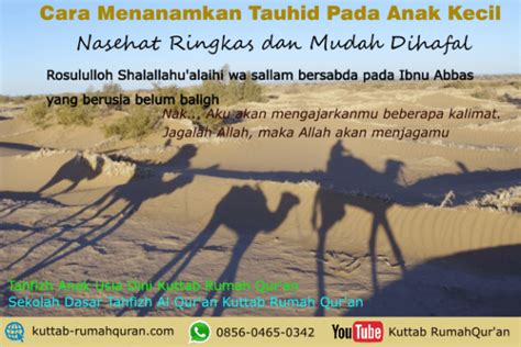 Abdullah (ibnu abbas) menjawab, ya. Cara Menanamkan Nilai Tauhid Pada Anak Kecil: Materi 1 ...