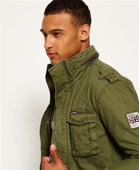 Mens Rookie Field Jacket In Light Khaki Superdry Ca En