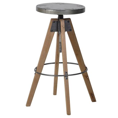 Ils sont aussi tendance que pratiques, et représentent de précieux atouts pour personnaliser votre intérieur et en faire un foyer. Tabouret de bar réglable en hauteur en bois et métal