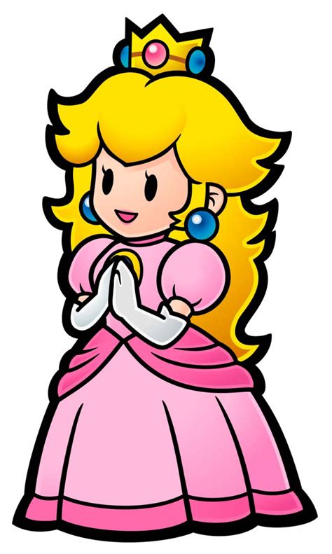 Dibujo De La Princesa Peach Para Colorear Kulturaupice