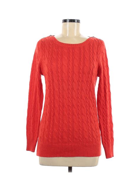 Old Navy Women Red Pullover Sweater M Ebay