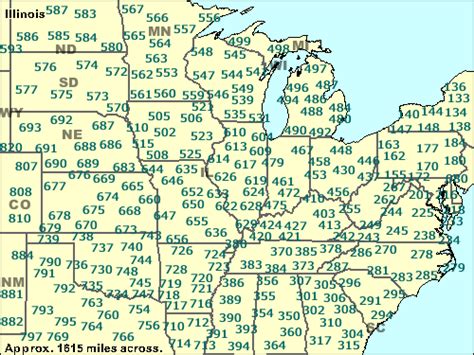 Northern Illinois Zip Code Map Map