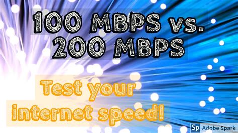 You will likely see the term gb used in conjunction with data caps, which some providers. COMPARE 100 MBPS vs. 200 MBPS INTERNET SPEED TEST - YouTube