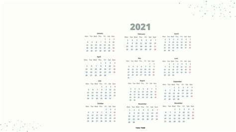 Free 2021 Desktop Calendar Wallpaper Immediate Download Tiara Tribe