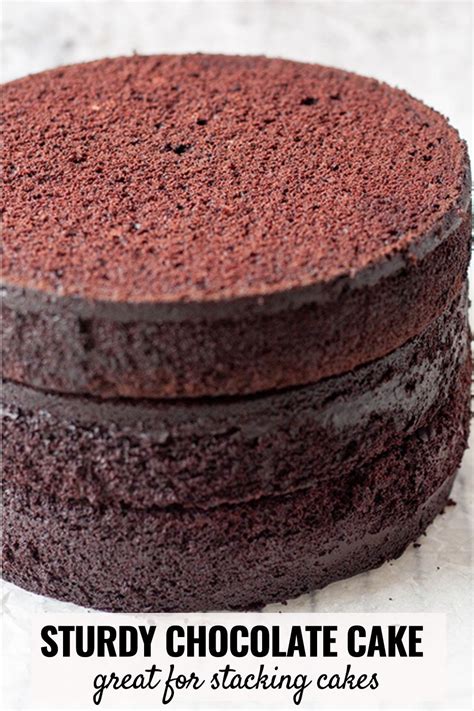 Sturdy Yet Moist And Fluffy Chocolate Cake Bakeologie Artofit