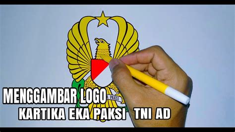 Mudah Menggambar Logo Tni Ad Kartika Eka Paksi Mars Tni Ad Youtube
