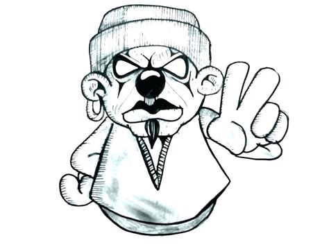 Choose a coloring page that best fits your aspiration. Gangsta Drawings | Free download on ClipArtMag