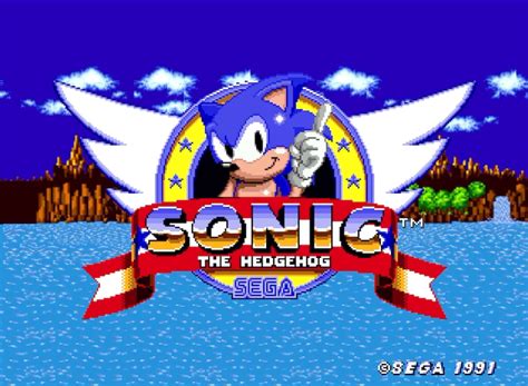 Accurate Sonic The Hedgehog Title Screen On Scratch By Candiedcat