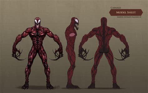 Carnage Ultimate Alliance Marvel Characters Art Carnage Character
