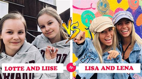 Lotte And Liise Vs Lisa And Lena The Best Musically Compilation Youtube