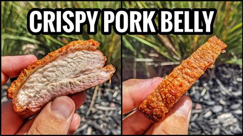 how to make crispy pork belly in a weber kettle youtube