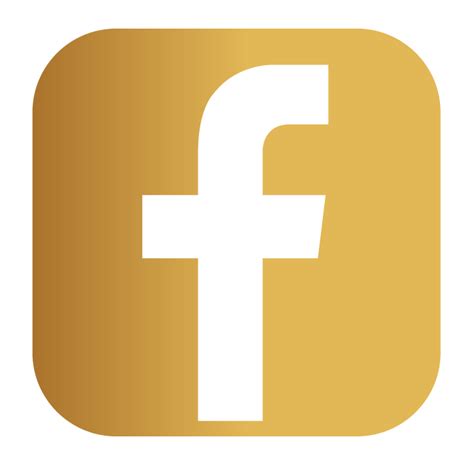 Facebook Gold Iconos De Redes Sociales Ideas De Salón De Uñas
