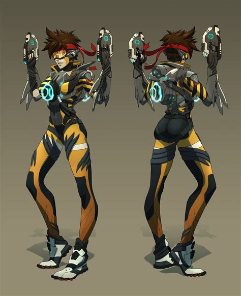 Overwatch Tracer Skin Concept Fantasy Character Design Character