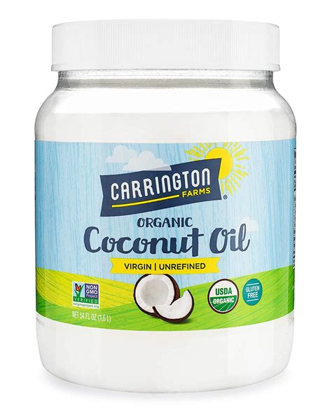 Buy Carrington Farms Organic Virgin Cold Pressed Coconut Oil For