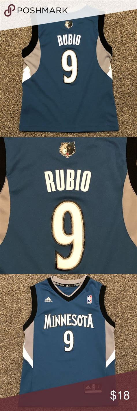 Adidas Ricky Rubio Minnesota Timberwolves Jersey Minnesota
