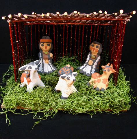 Jemez Pottery Nativity Set Caroline Sando Potcs15 03