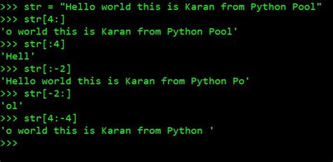 Maybe you would like to learn more about one of these? Python Substring |Substring Operations in Python - Python Pool