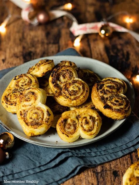 Palmier aux tomates séchées et olives