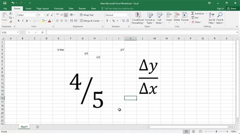 The finished formula in cell e1looks like: How to write a fraction in Excel: Entering Fractions in ...