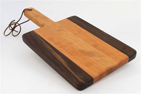 Handcrafted Wood Cutting Board Paddle Boardcherry And Laser