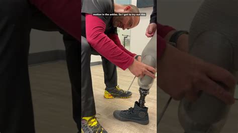 I Got To Test Out A New Prosthetic Leg Youtube