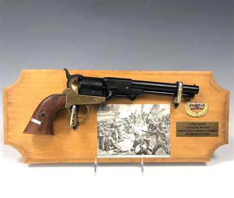 Sold At Auction 1860 Griswold Gunnison Replica Revolver Framed Set